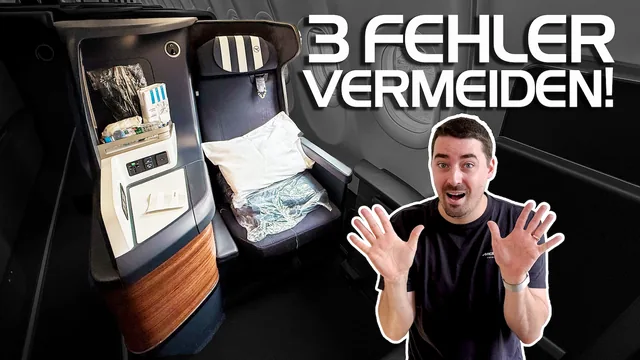 Thumbnail: Dein erster Business Class Flug